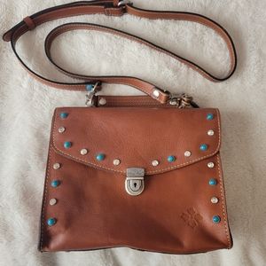 Patricia Nash Diamond Studded Leather Purse